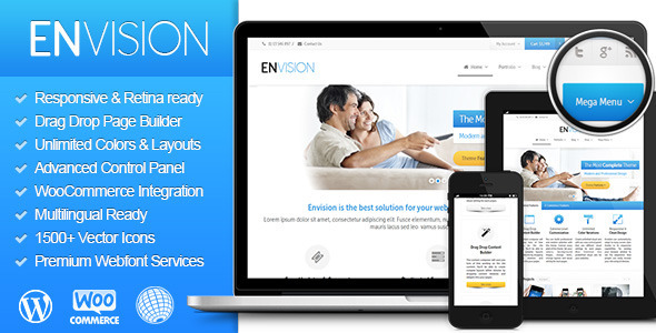 Envision-Top 10 Premium WordPress Themes of 2013