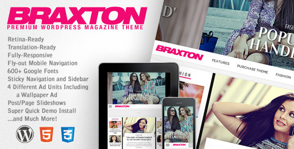 Braxton Premium WordPress Theme