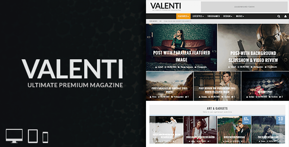 Valenti -Top 10 Premium WordPress Themes of 2013
